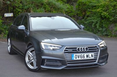 Audi A4 2.0 TDI 190 Quattro S Line 5dr S Tronic ESTATE Diesel Grey at Derek Merson Minehead